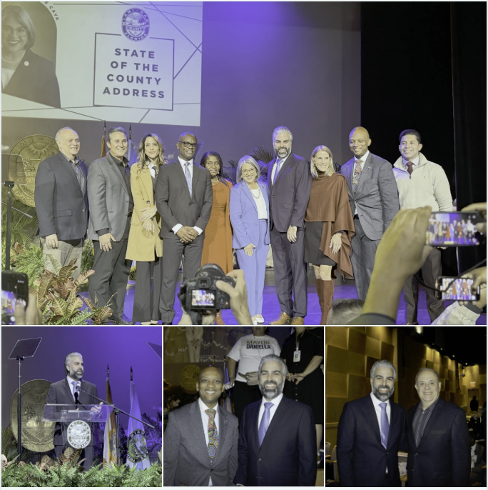 Commish Anthony Rodriguez attends Mayor Cava’s State Of The County Address